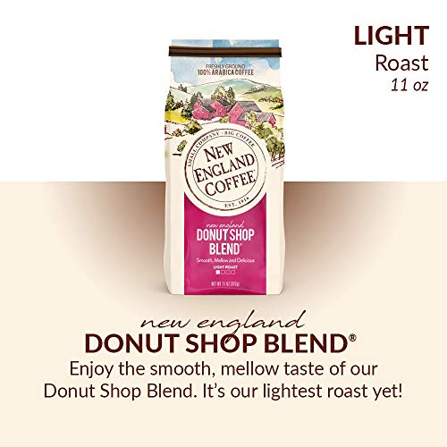 New England Coffee New England Donut Shop Blend, Light Roast Gro