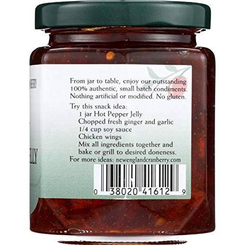 New England Cranberry, Jelly Hot Pepper, 12 Ounce