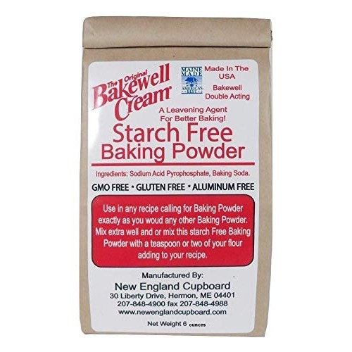 Bakewell Cream Starch Free Baking Powder 6 Ounces
