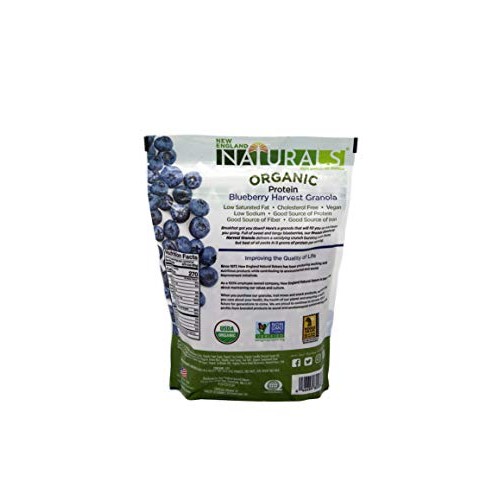 New England Naturals Organic Protein Blueberry Harvest Granola, ...