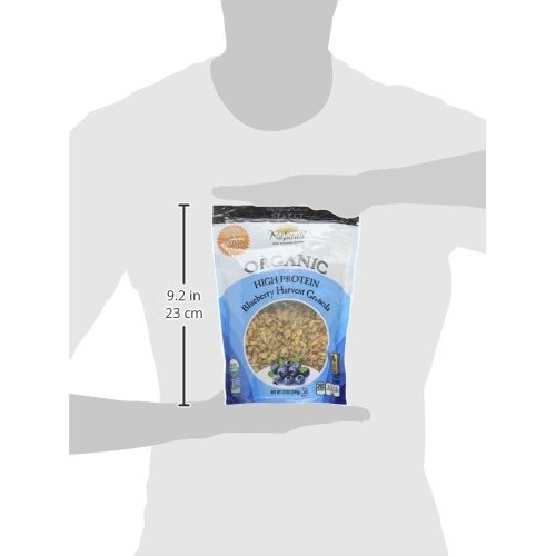 New England Naturals Organic Protein Blueberry Harvest Granola, ...