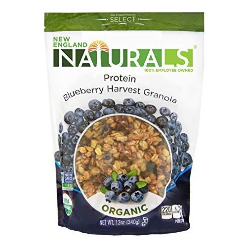 New England Naturals Organic Protein Blueberry Harvest Granola, ...