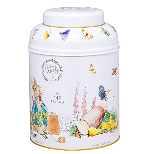 New English Teas Beatrix Potter Peter Rabbit Tea Caddy with 240 ...