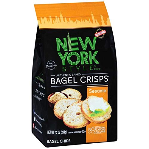 New York Style Bagel Crisp, Sesame, 7.2 Ounce Pack Of 3