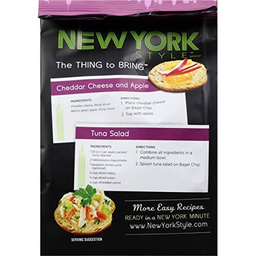 New York Style Bagel Crisps, Everything, 6 Ounce