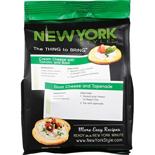 New York Style Bagel Crisps, Garlic, 6 Ounce