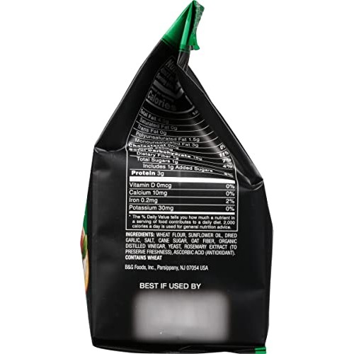 New York Style Bagel Crisps, Garlic, 6 Ounce