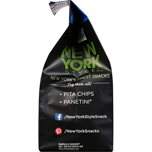 New York Style Bagel Crisps, Plain, 6 Ounce