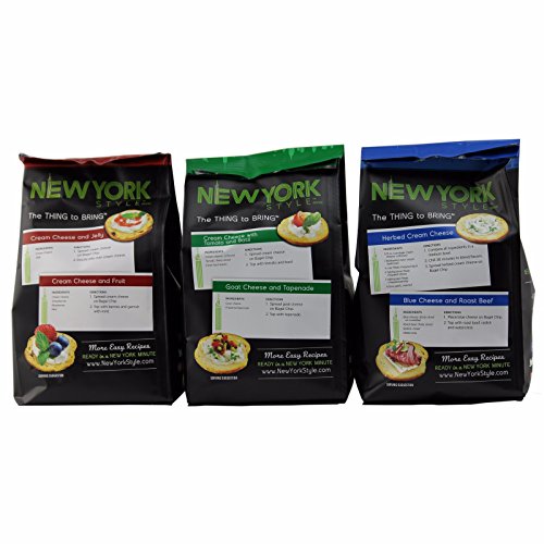 New York Style Bagel Crisps Plain, Garlic, Cinnamon Raisin - Pa