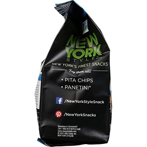 New York Style Bagel Crisps, Sea Salt, 6 Ounce