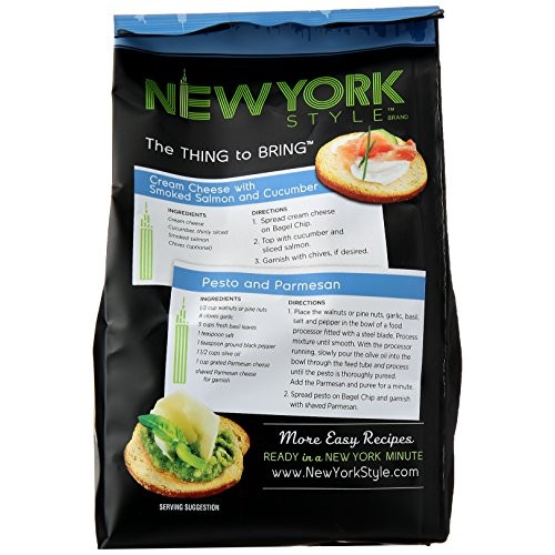 New York Style Bagel Crisps, Sea Salt, 7.2 Ounce