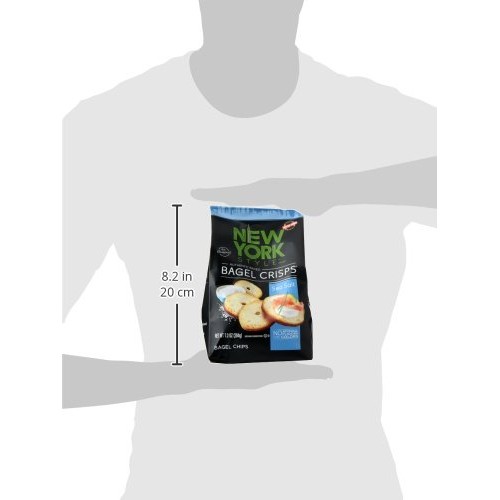 New York Style Bagel Crisps, Sea Salt, 7.2 Ounce
