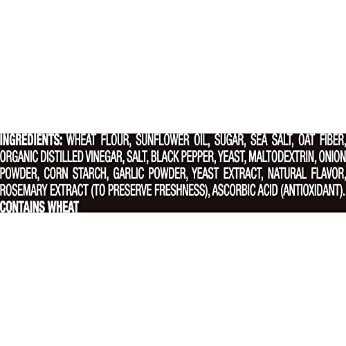 New York Style Bagel Crisps, Sea Salt &Amp; Cracked Pepper, 6 Ounce