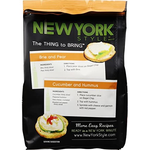 New York Style Bagel Crisps, Sesame, 6 Ounce