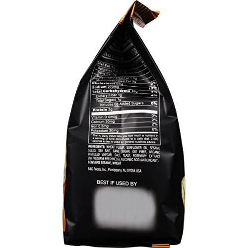 New York Style Bagel Crisps, Sesame, 6 Ounce