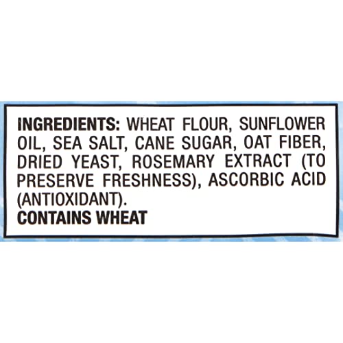 New York Style Bagel Thins, Simply Sea Salt, 6 Ounce Pack Of 12