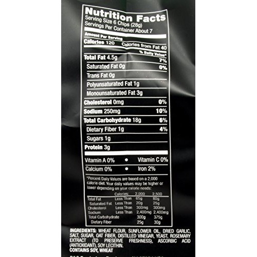 New York Style Garlic Bagel Crisps, 7.2 Oz Pack Of 3