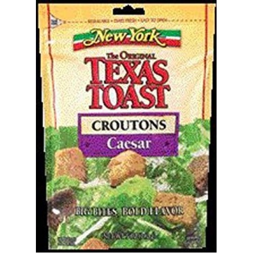 New York, The Original Texas Toast, Caesar Croutons, 5Oz Bag Pa