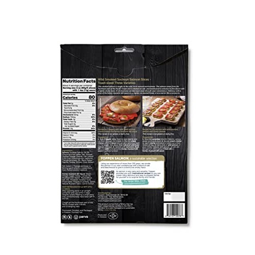 New Yorks Delicacy - 5 x 8 Oz. 2.5 Lb. - Wild Caught Smoked S...