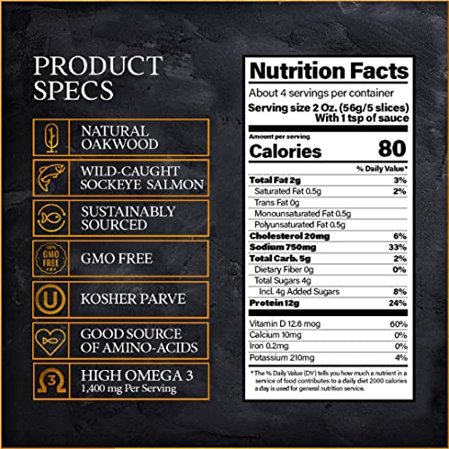 New Yorks Delicacy - 5 x 8 Oz. 2.5 Lb. - Wild Caught Smoked S...