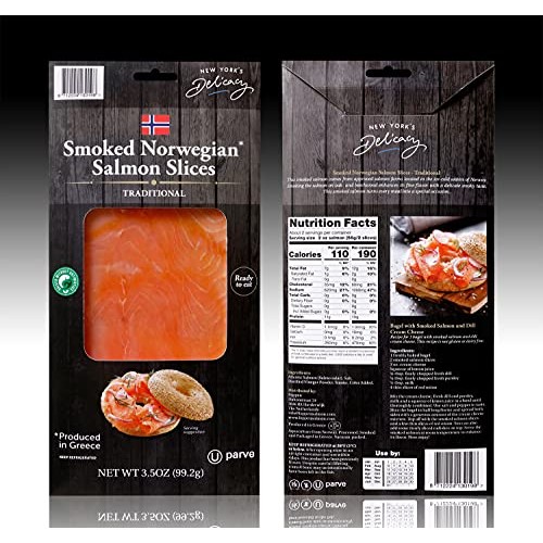 New Yorks Delicacy Norwegian Smoked Salmon Slices, Traditional ...