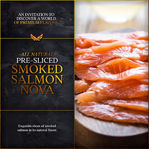 3 X 4 Oz. Most Awarded, Pre-Sliced, Fully Trimmed, Smoked Salmon
