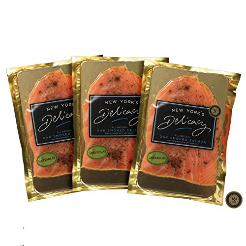 3 X 4 Oz. Most Awarded, Pre-Sliced, Fully Trimmed, Smoked Salmon