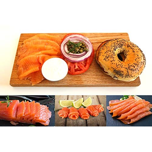 New Yorks Delicacy Smoked Salmon Nova - 3 X 8 Oz. 1.5 Lb. - M