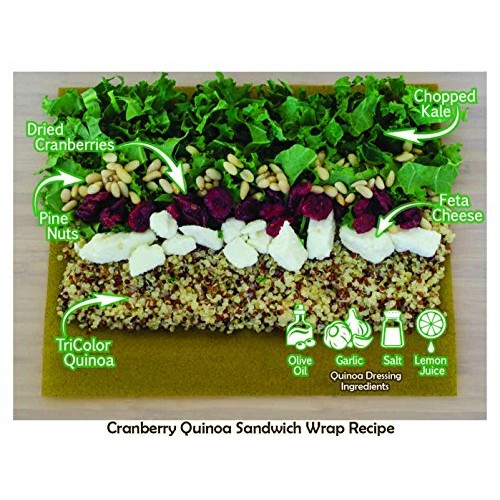 Gemwraps Apple-Kale Sandwich Wraps 6-Sheets