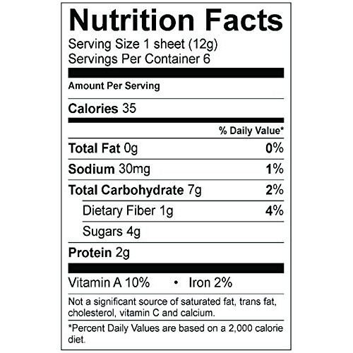 Gemwraps Apple-Kale Sandwich Wraps 6-Sheets