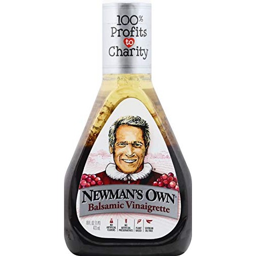 Newmans Own Balsamic Vinaigrette Salad Dressing, 16-Oz. Pack O