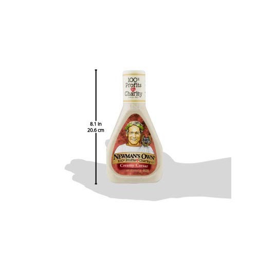 Newmans Own Creamy Caesar Dressing Salad Dressing, 16 Oz