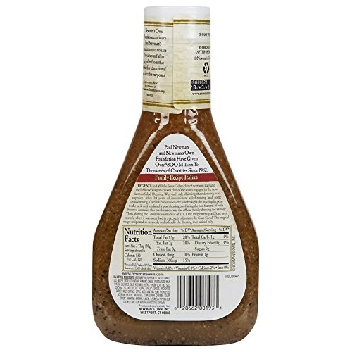 Newmans Own Family Recipie Italian Dressing, 16 Ounce