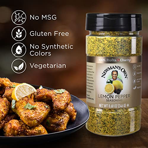 Newmans Own Lemon Pepper Seasoning; Great Zesty Flavor; Perfect...