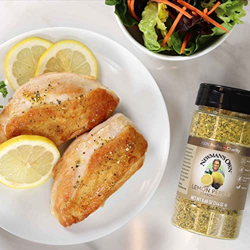 Newmans Own Lemon Pepper Seasoning; Great Zesty Flavor; Perfect...