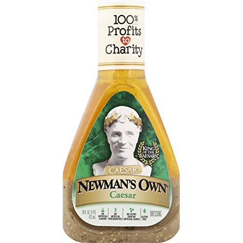 Newmans Own Salad Dressing, Caesar, 16-Ounce Bottles Pack Of 6
