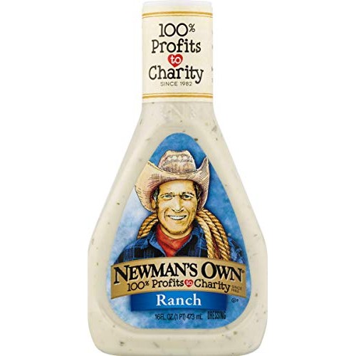 Newmans Own Salad Dressing, Ranch, 16-Ounce Bottles Pack Of 6