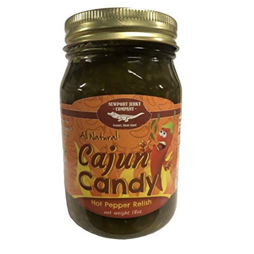 All Natural Cajun Candy Hot Pepper Relish Jalepenos, Onions, Ga