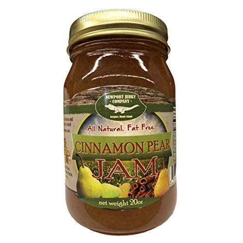 Newport Jerky Company Cinnamon Pear Jam All Natural, Fat Free,