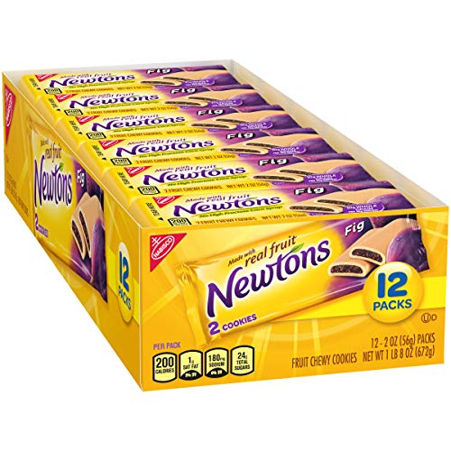Newtons Fig Fruit Chewy Cookies Snack Packs, 12 Count