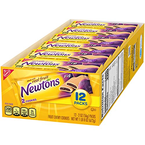 Newtons Fig Fruit Chewy Cookies Snack Packs, 12 Count