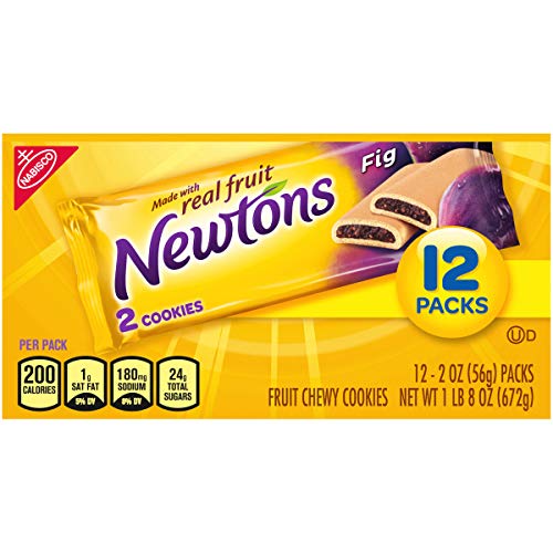 Newtons Fig Fruit Chewy Cookies Snack Packs, 12 Count