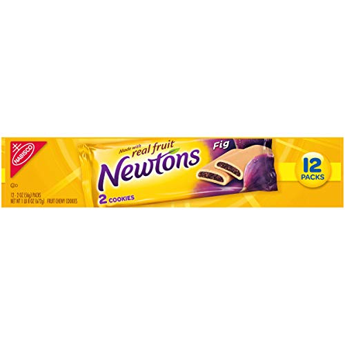 Newtons Fig Fruit Chewy Cookies Snack Packs, 12 Count
