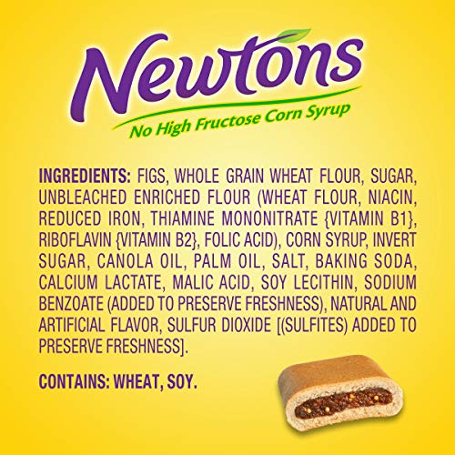 Newtons Fig Fruit Chewy Cookies Snack Packs, 12 Count