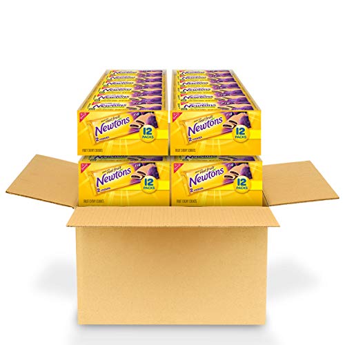 Newtons Soft &Amp; Fruit Chewy Fig Cookies, 4 Trays Of 12 Packs 2 C
