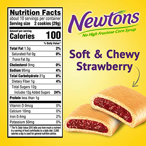 Newtons Soft &Amp; Fruit Chewy Strawberry Cookies, 12 - 10 Oz Packs