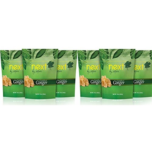 Next By Nature Crystallized Ginger Club-Pack 16 Oz 6-Pack