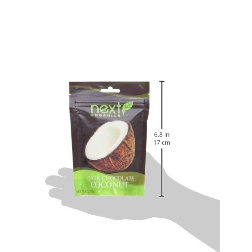 Next Organic Cherries Dark Chocolate Covered, 4-Ounce Pack Of 3