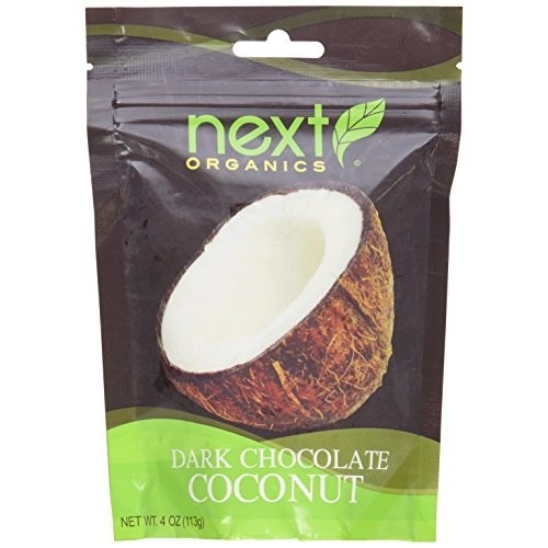 Next Organic Cherries Dark Chocolate Covered, 4-Ounce Pack Of 3