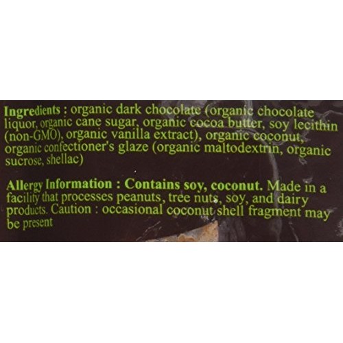 Next Organics Chocolate Covered Fruit Coconut Dark O, 4 Oz